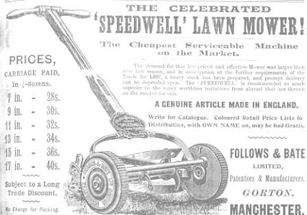 Speedwell advertisement, The Ironmonger, 20 March 1897