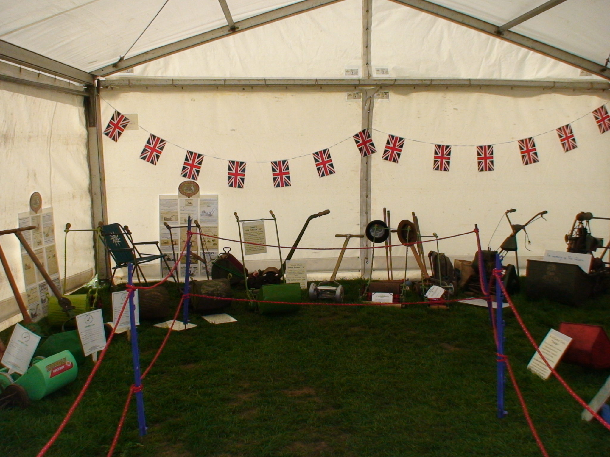 A general view on Saturday inside the Marquee